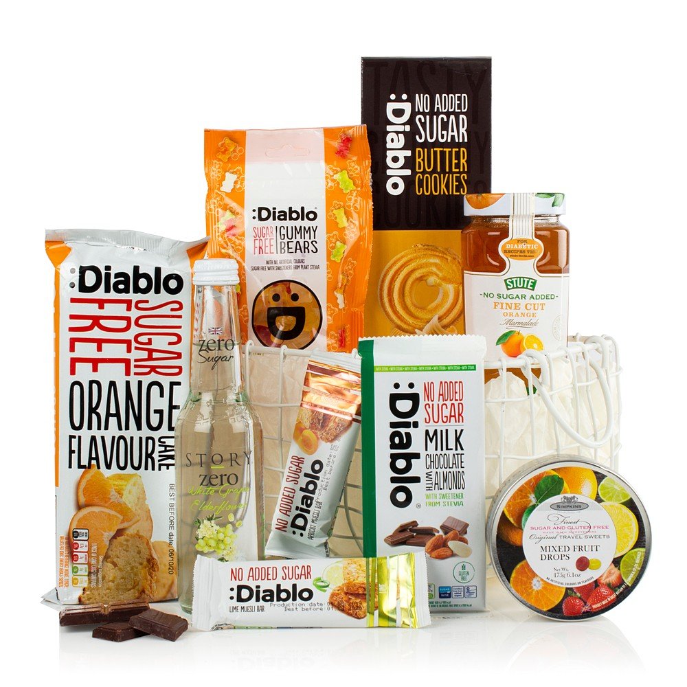 Low Sugar Gift Basket - Beautiful Flowers & Hamper Gifts Delivered