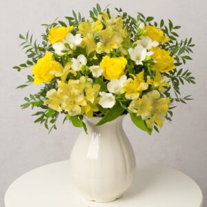 Summer Roses and Freesias